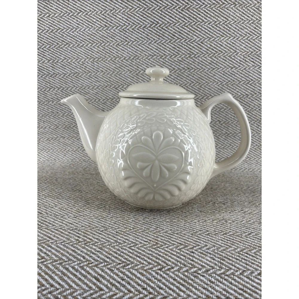 Vintage Longaberger Pottery Tea Pot Collectors Club 2004 American Craft Original